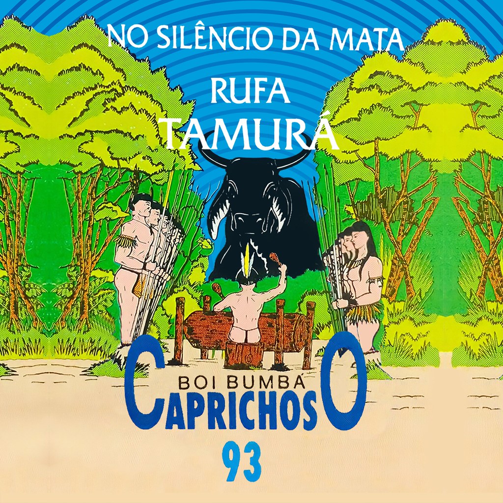 Capa de No Silêncio da Mata / Rufa Tamurá